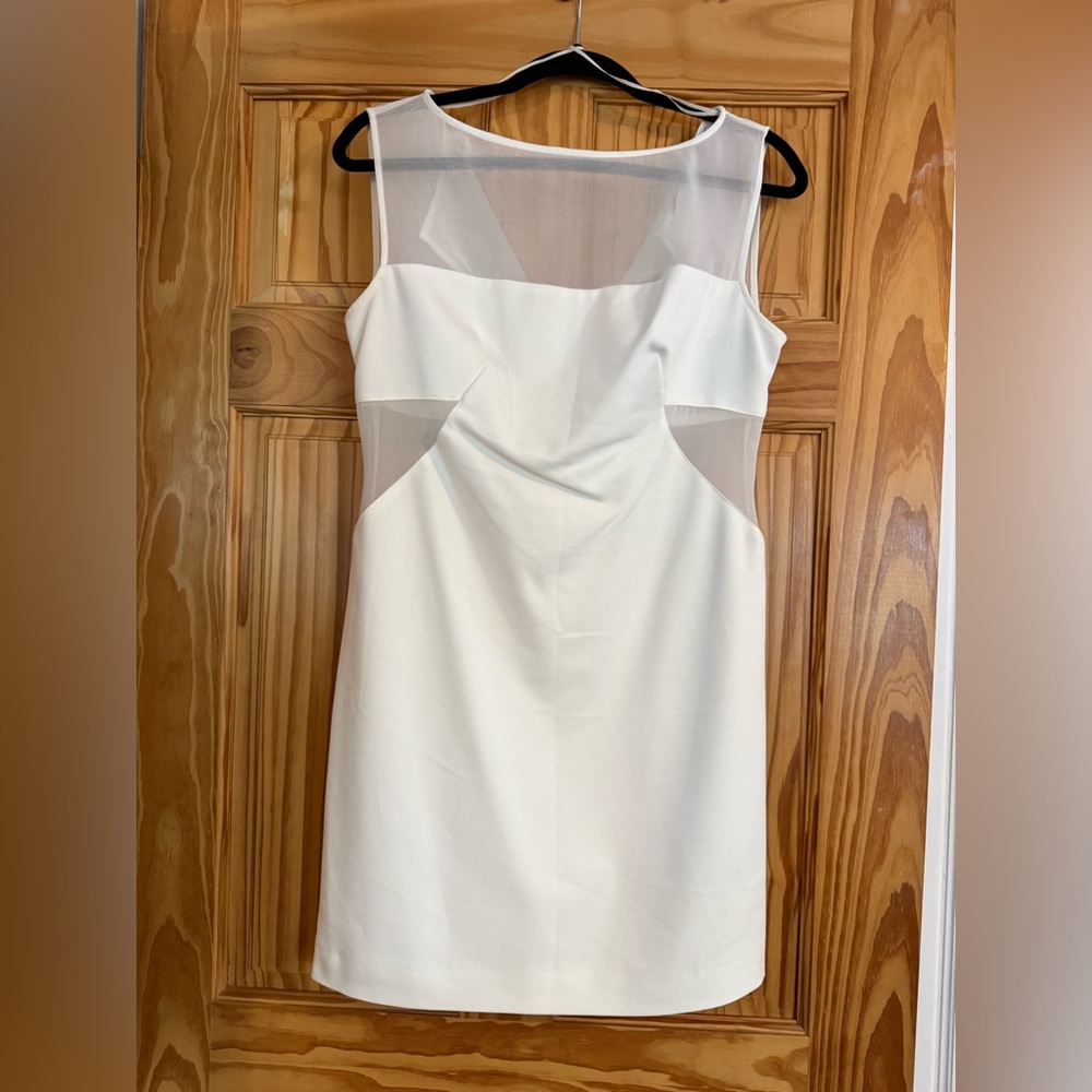 Elegant White Sheath Dress
